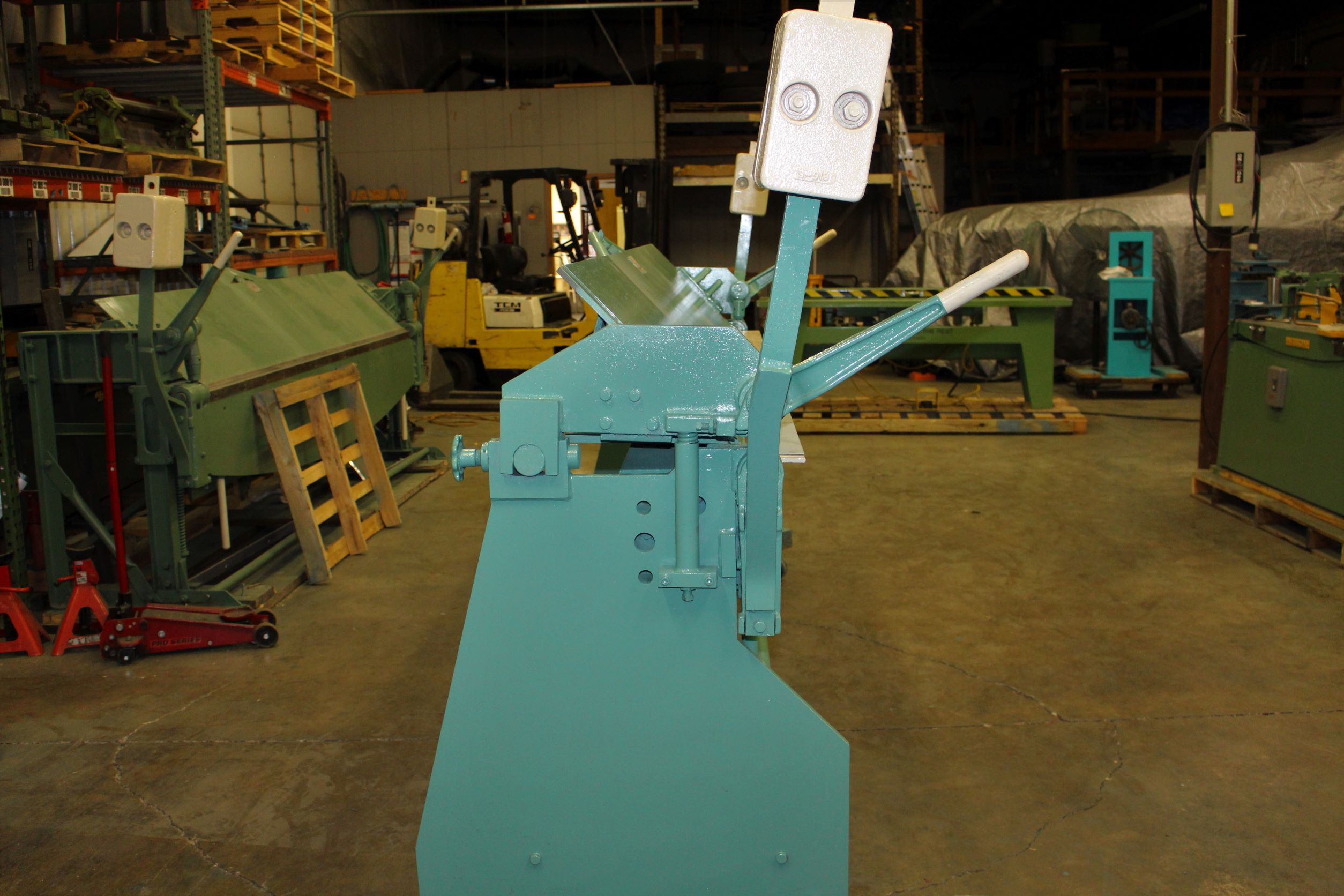 heavy duty sheet metal brake used